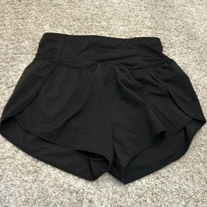 Love tree size small black high waisted athletic shorts with liner never worn
